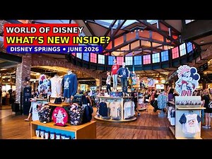 What’s New Inside World of Disney at Disney Springs? 4K Store Walkthrough June 2026