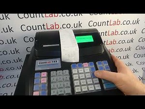 CL831 - How To Run The End Of Day Z1 Financial Sales Report CountLab 9S Cash Register Tutorial