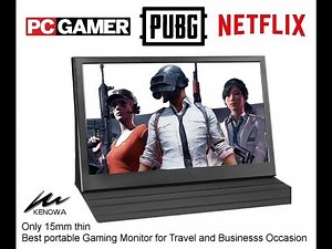 Touch screen 13.3 inch portable monitor for pc sub-monitor, gaming, netflix on-the-go - KENOWA K13