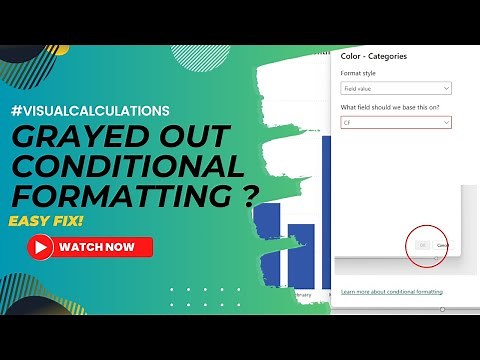 Unable to Use Conditional Formatting in Power BI Visual Calculations? Watch This! | MiTutorials
