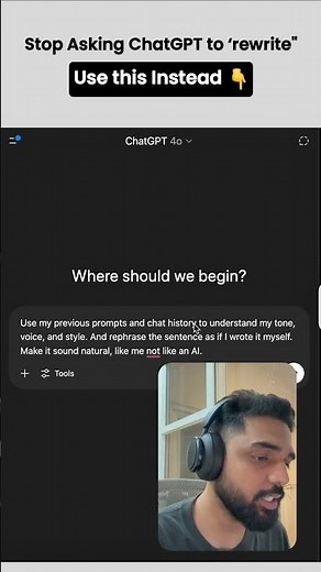 Rewriting Sentences? Use this ChatGPT Prompt! Learn #chatgpt #googlegemini #claude