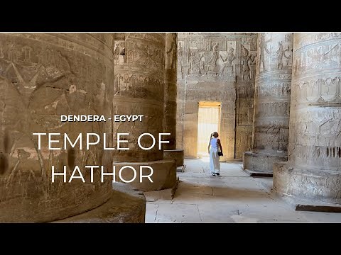 Exploring Hathor's Temple: Secrets of Dendera, Egypt 🇪🇬✨"