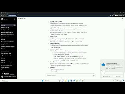 install python tgz windows