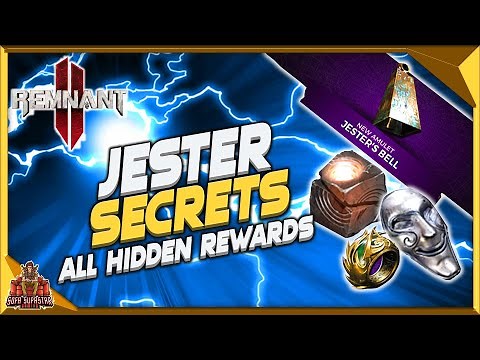 Remnant 2 All Jester Secret Rewards - Jester Card Game Malefic Palace - Shaed Bloom Crystal And More