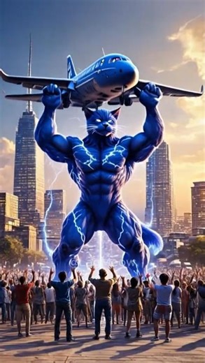 Hero Cat Saves ! 🐱✈️ | Funny Cartoon Cat Story | AI Animation