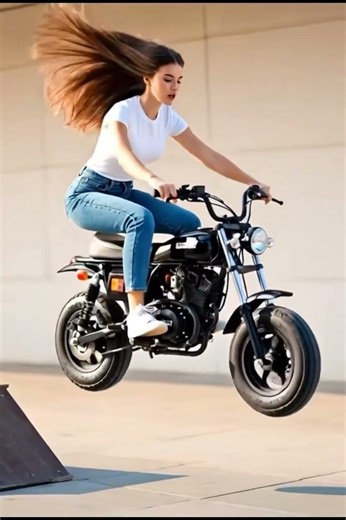 Biker Girl Photoshoot 📸 #ShortsBehind the Scenes: Motorcycle Model Shoot #bikerchic #bikergirl