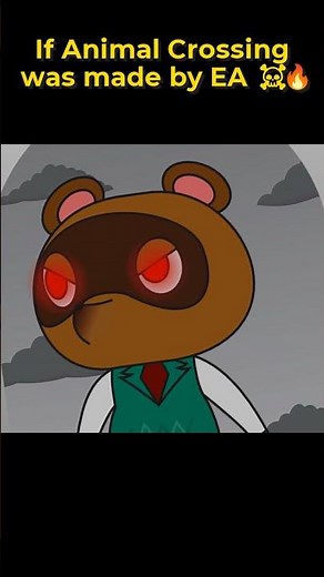 Animal Crossing but made by EA 💀🔥 #animalcrossing #shorts #animation
