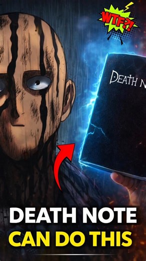 Can Death Note Kill Saitama? 🤯 #anime #saitama #deathnote