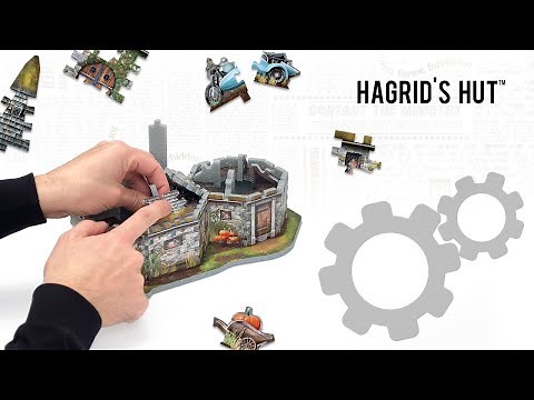Assembly Instructions | Harry Potter - Hagrid's Hut | Wrebbit3D Puzzle