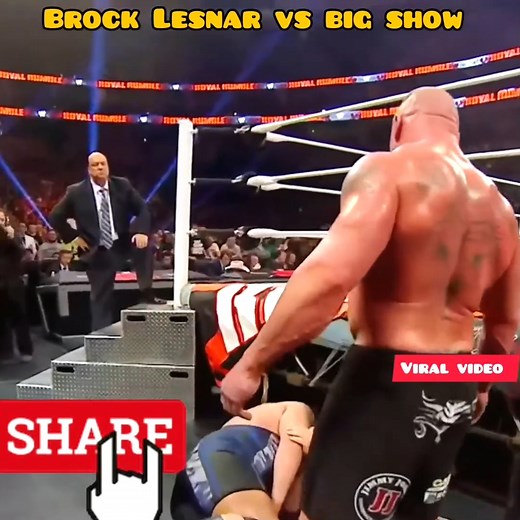 174K views · 1.4K reactions | Brock Lesnar battles Big Show in a Chair match | Wrestling World | Facebook