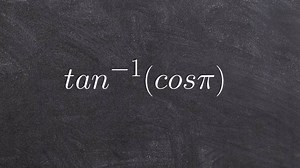 How to evaluate for the composition of the tangent and cosine