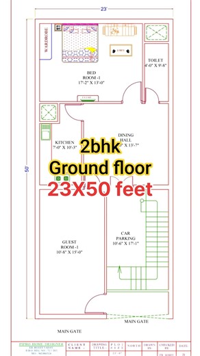 ground floor plan✅ #housedesign #shorts