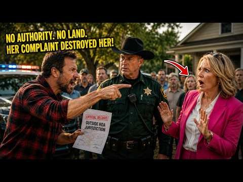 HOA Karen Called Cops on My BBQ—Sheriff Said My Land Was Outside HOA Control, Then She Backfired