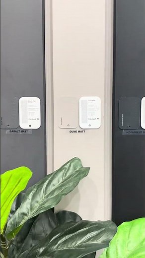 Colorbond colour swatch in real life. Roofing and cladding Brisbane #colorbond #brisbanehomeshow