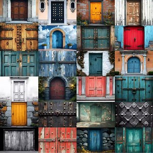 Vintage Door Photography Backdrop Set, Digital Backgrounds for Portrait Photography, Antique Doorway Photo Overlays, Fairytale Scene Creator - Etsy Canada