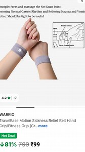 2.4K reactions · 84 shares | Travel me ulti? Ye band kaam aa jayega! Car, bus ya flight me nausea hota hai? 濫 Ye acupressure travel band P6 point press karke motion sickness ko control karta hai — bina medicine! Travel buddies ke liye life-saving gadget ✈️ Link chahiye to comment “LINK” ❤️ . #travel #fashionstyle #flipkart #travellover #travelgadget | Anjali Reviews | Facebook