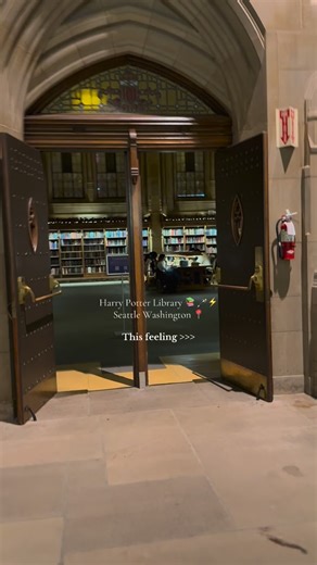 Jacks ☽ | “Harry Potter Reading room” 🪄🕯️⚡️ 📍Suzzallo & Allen Libraries - Reading Room 4000 15th Ave NE, Seattle, WA 98195 #harrypotter... | Instagram