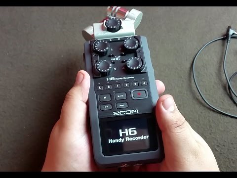 ZOOM H6 Handy Recorder Unboxing, Setup And Audio Test
