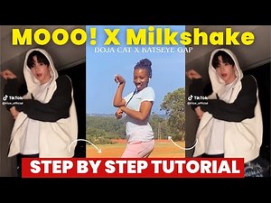 Doja Cat – MOOO! x KATSEYE GAP ‘Milkshake’ Dance Tutorial | Step-by-Step | Beginner Friendly