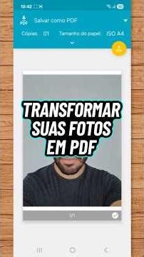 COMO TRANSFORMAR FOTO EM PDF #pdf #tutoriais #celular #fotos