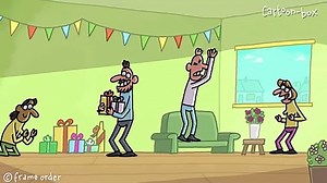 A Big Surprise - Cartoon Box  by FRAME ORDER - Hilarious Cartoons