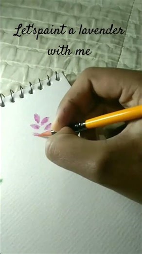 Easy Watercolor Lavender | Lavender | watercolor #watercolor #lavender