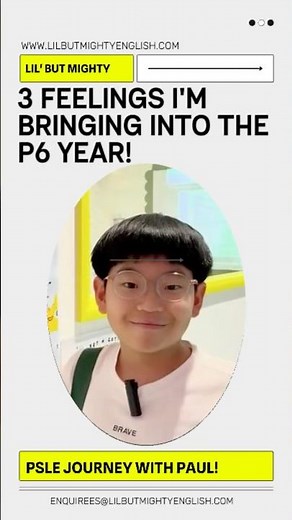 P6 Just Hit Me… 😭💛 3 Feelings Every PSLE Student Understands