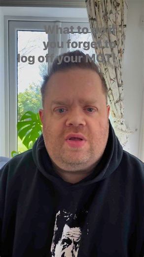 What to do if you forget to log of a mot! | MOT Tester Training Agency