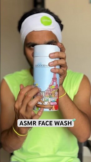 ASMR Face Wash Simulation | Relaxing Shorts | Bioderma