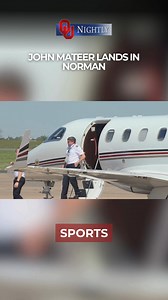 116K views · 1K reactions | OU Quarterback John Mateer is back in Norman today after undergoing thumb surgery in Los Angeles yesterday. Our OU Nightly crews were at the airport when Mateer landed. #sports #oufootball #mateer #journalism #venables #football #cfb #injury | OU Nightly | Facebook