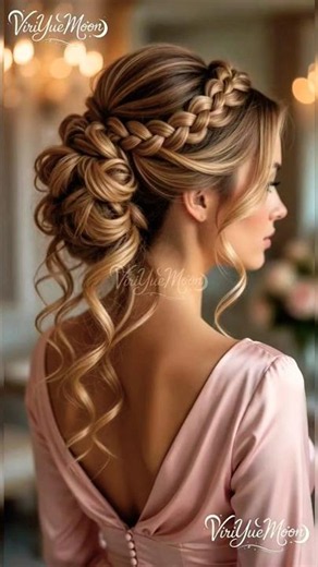 Preciosos Peinados de Ensueño.✨️#peinados #hairstyle #bridehairstyle #graduation #beauty #shorts