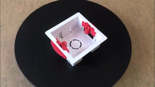 1 Gang 35mm 47mm IP67 ABS Plastic PVC Junction Box UK British Mounting Wiring Outlet Control Knockout 3x3 Inches Electrical Box