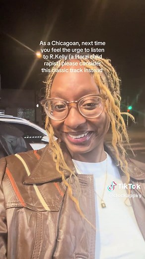 Do I need to make a playlist? There is literally SOOOO many other songs in the world. Listening to R.Kelly means you support men hurting women it’s that simple. Defending him in 2026 is sick and I will never feel safe around you— I would never expect you to protect me