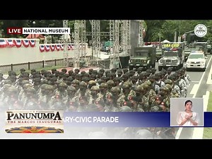 Military-civic parade sa inagurasyon ni Marcos | Panunumpa: The Marcos Inaugural (30 June 2022)