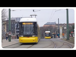Berliner Straßenbahn • Berlin Bernauer Straße • März 2016 • Linie M10 • trams in Berlin