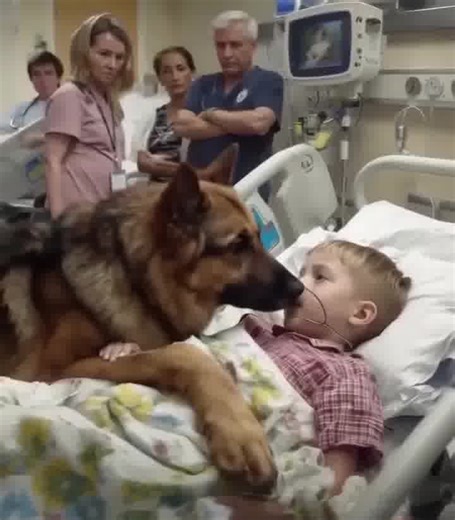 Before the operation, a 5 year-old boy quietly asked the nurse, “Can… Archie come see me? I might not get another chance.” An hour later, his dog Archie showed up. The boy embraced his furry companion, and for the first time in weeks, a smile appeared on his face. But then, something unexpected happened—Archie suddenly jumped at the surgeon, barking loudly. The medical staff were shocked… until one doctor understood the reason behind Archie’s behavior 😱 Check in the first comment 👇 | Thinking 