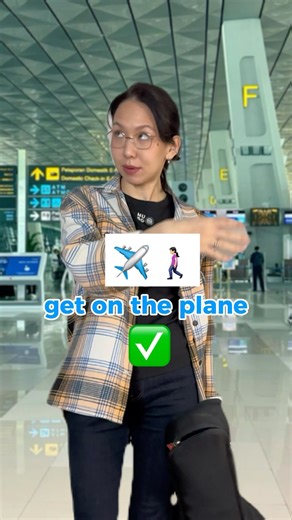 Boarding the plane✈️🌍 #speakenglish #learnenglish #english #vocabulary #easyenglish