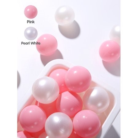 BPA Free Non-Toxic Thicken Soft 2.16 Inches 100pcs Plastic Ball Pit Balls Multicolor Matching with Bag Toy Balls for Kid pearlwhitepnk - Walmart.ca