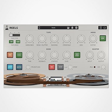 Reels - Analog Tape Plugin with Echo and Tape Stop Effect (VST, AU, AAX)