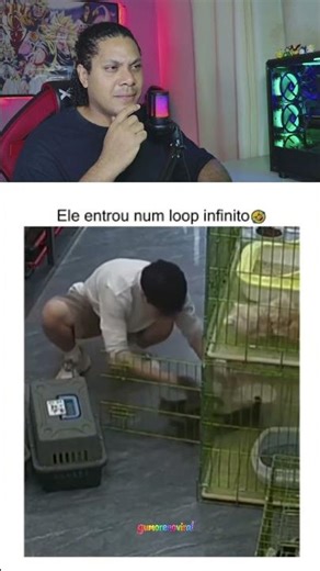 ele entrou num loop infinito 😂 você precisa ver isso até o final #shorts