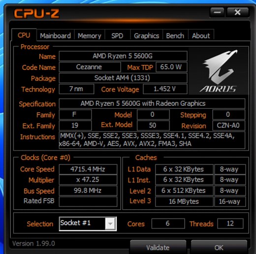 5600G开启PBO2和手动超频的性能表现