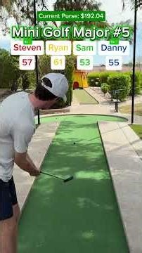 Year 3 Mini Golf Major #5 ROUND 2 (Hole 10) #golf #minigolf #viral #puttputt #sports #major