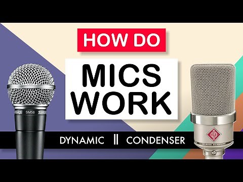How dynamic and condenser microphones work
