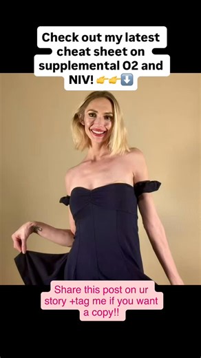 Kelly King, PA-C on Instagram: "Quick Instagram Caption for your Supplemental O₂ & NIV Cheat Sheet 🚑 Supplemental Oxygen & Non-Invasive Ventilation Cheat Sheet just dropped! From nasal cannula basics to mastering HFNC, CPAP, BiPAP — flow rates, FiO₂, PEEP effects, when to escalate, mortality benefits, and which device wins in COPD flares vs ARDS vs cardiogenic edema. Complicated made simple — perfect for hospitalists, PAs, residents, and anyone breathing life into acute respiratory failure pati