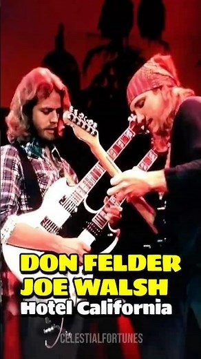 Joe Walsh & Don Felder Trade ICONIC “Hotel California” Riffs 🎸#80smusic
