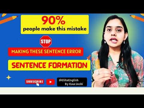 English Sentence Structure - English Grammar Lesson! english speaking course! spoken english classes