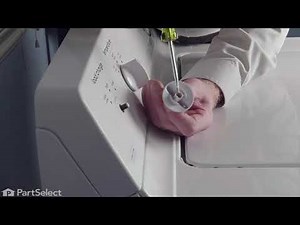 GE Washer or Dryer Repair - How to Replace the Knob (GE Part # WH01X10313)