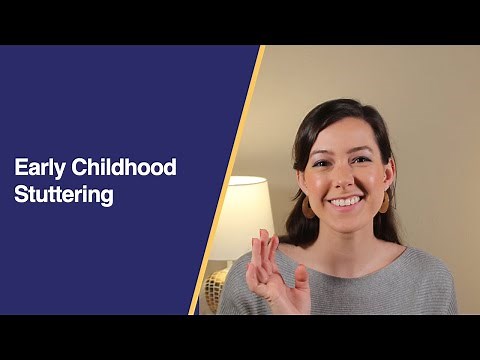 Signs your child may have a stuttering or fluency disorder