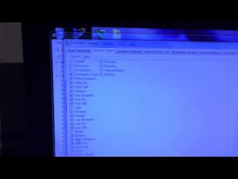 Uniden BCD536HP/BCD436HP Service Types