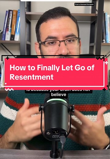 How to let go of resentment. We often struggle to let go because the brain doesn’t believe the lesson has been fully learned. It keeps replaying the same situation, trying to make sense of it so you don’t experience that same pain again. When you take the time to clearly identify what happened, what it taught you, and what you’re going to do differently, the brain starts to register that the situation has been processed. And once it feels complete, it becomes easier to let go. #howtoletgo #letgo